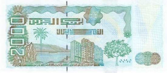 Algerien p.144-3 2000 Dinars 2011